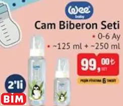 WEE CAM BİBERON SETİ WEE CAM BİBERON SETİ